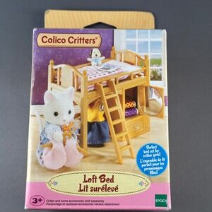 NEW Calico Critters Loft Bed Set Toy Dollhouse Furniture
